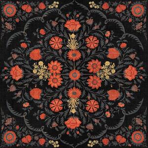 MINDTHEGAP Hindu Bloom Anthracite - tapeta