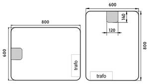 Nimco LED zrkadlo 600x800 - ZP 20002