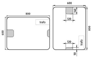 Nimco LED zrkadlo 600x800 - ZP 21002