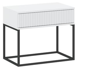 Nočný stolík so zásuvkou MARETA 2 - biely