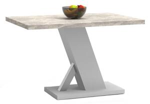 Stôl do kuchyne BEDFORD 1 - betón / biely