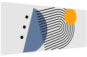 Obraz - Minimalistická abstrakcia N⁰2 (120x50 cm)