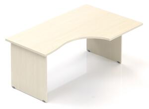 Ergonomický stôl Visio 160 x 100 cm, pravý, javor