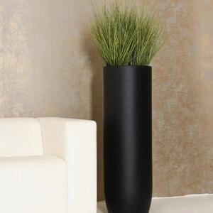Kvetináč SOLERIO, sklolaminát, výška 100 cm, čierna
