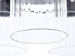 Lucande Eirian stropné svietidlo, sklo, 3-pl