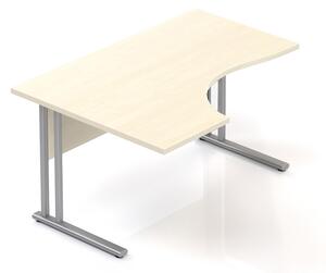 Ergonomický stôl Visio 140 x 100 cm, ľavý, javor