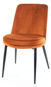 Jedálenská stolička KOYLO škoricová/čierna