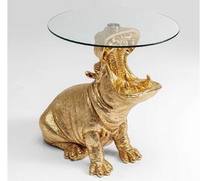 Rhino príručný stolík zlatý Ø48 cm