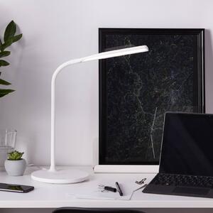 Stolná LED lampa Joni, biela, výška 34 cm, CCT, stmievateľná