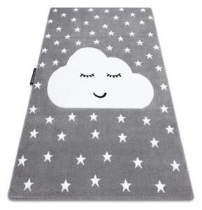 Sivý detský koberec Nighty Rozmer: 140x190 cm