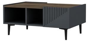 Hanah Home Konferenčný stolík Draw antracit/orech