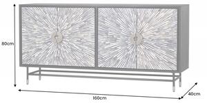 (3875) HERITAGE designová komoda mozaika 160 cm