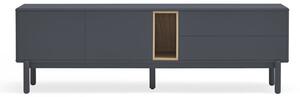 Tmavosivý TV stolík 180x56 cm Corvo - Teulat