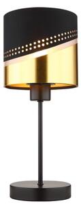 Globo 54046T - Stolná lampa OR 1xE27/40W/230V pr. 16 cm čierna/zlatá