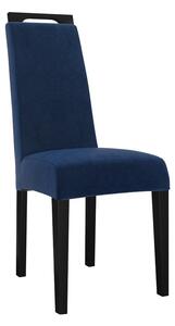 Jedálenská stolička JK79, Dostupné poťahy: Magic Velvet 2240, farebné prevedenie stoličky v dreve: čierna Mirjan24 5903211305573