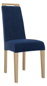Jedálenská stolička JK79, Dostupné poťahy: Magic Velvet 2216, farebné prevedenie stoličky v dreve: biela Mirjan24 5903211305672