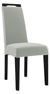Jedálenská stolička JK79, Dostupné poťahy: Magic Velvet 2250, farebné prevedenie stoličky v dreve: čierna Mirjan24 5903211305580