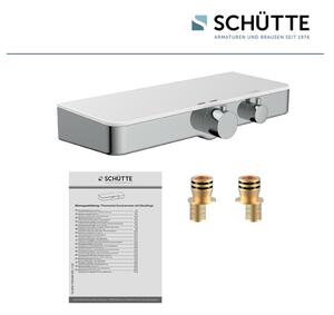 Schütte Sprchová termostatická batéria Ocean (chrómová/biela) (100335888)