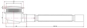 MEXEN - Sprchová vanička, obdĺžniková Slim 110x70 cm - biela - 40107011