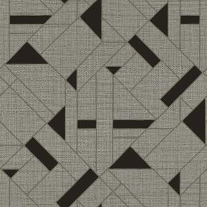 Luxusná sivá geometrická vliesová tapeta, Z18950, Trussardi 7, Zambaiti Parati