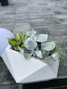 MONUMO Dizajnový kvetináč VESARI - biely