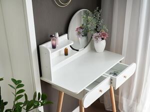 Biely toaletný stolík so zrkadlom+taburetka Jokomisiada ZA4820