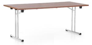 Skladací stôl 180 x 80 cm, orech