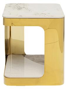 Nuble Duo príručný stolík zlatý 45x45 cm