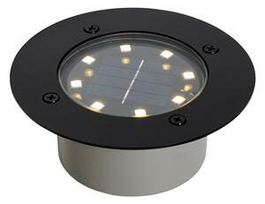 Sada 6 ks zemných bodových svetiel čiernej farby vrátane LED IP65 Solar - Froté