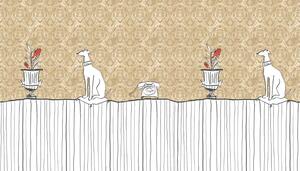VLADILA Sur La Table Gold - tapeta