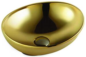 MEXEN - Elza umývadlo na dosku, 40 x 33 cm - zlatá - 21014088