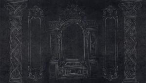 VLADILA Saint-Michel Dark - tapeta