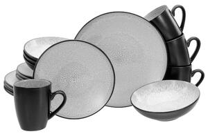 KOMBINOVANÝ SERVIS, 16-dielne, kamenina Creatable - Online Only bytové doplnky, Online Only