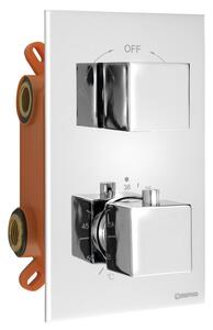 Sapho LATUS podomietkový sprchový set s termostatickou batériou, box, 2 výstupy, chróm