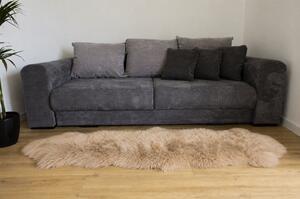 Ovčia kožušina double béžová 180x65 cm