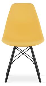 Jedálenská stolička OSAKA - žltá