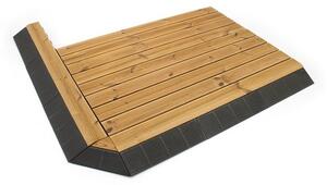 Drevená dlažba Linea CombiWood 40 x 118 x 6,5 cm, prírodné drevo