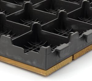 Drevená dlažba Linea CombiWood 40 x 118 x 6,5 cm, prírodné drevo