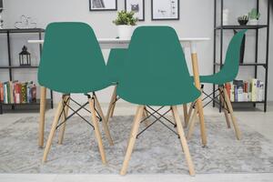 Dekorstudio Dizajnová stolička ENZO L zelená-morská Počet stoličiek: 1ks
