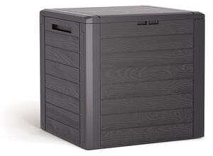 Záhradný box, 140 l, tmavo hnedá