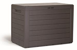 Záhradný box, 190 l, tmavo hnedá