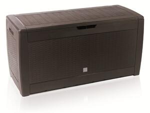 Záhradný box, 310 l, tmavo hnedá