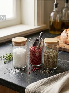 Sinsay - Súprava dóz na potraviny s vekom 3 pack - clear