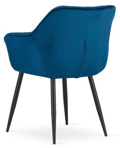 Jedálenská stolička MADERA - modrá