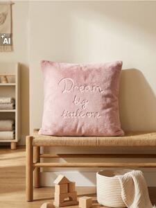 Sinsay - Obliečka na vankúš s nápisom „Dream big little one“ - kávová