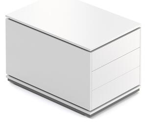 Kontajner Creator 90,4 x 53,6 cm, 2-modulový - ľavý, antracit / biela