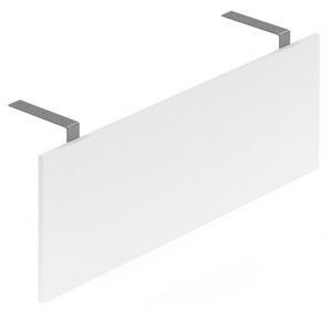 Krycí panel Creator pre stôl 160 cm, grafitový úchyt, biela