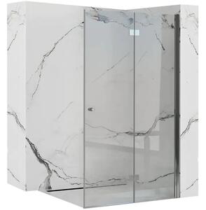 Rea - Sprchové dvere Fold N2 - chróm/transparentné - 80x190 cm L/P