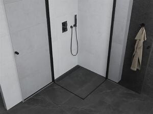 Mexen Pretoria Duo, sprchovací kút s 2-krídlovými dverami 70 (dvere) x 70 (dvere) cm, 6mm číre sklo, čierny profil, 852-070-070-70-00-02