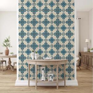 VLADILA Vintage Blue Tiles - tapeta